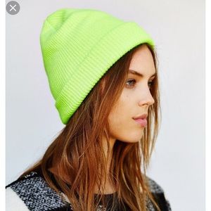 Urban Outfitters Mustard Yellow Beanie Hat RRP £16 One Size Fits All
